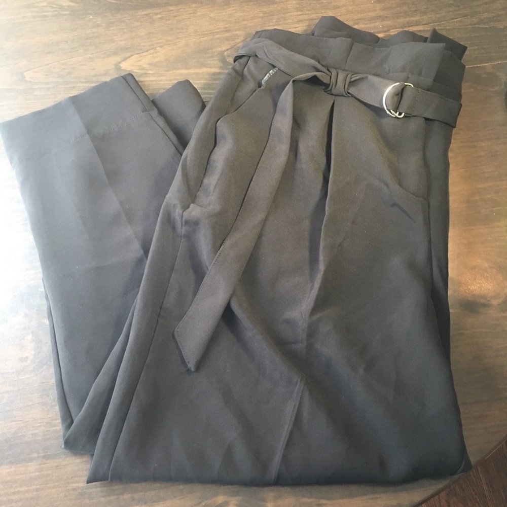 Black “like an angel” pants